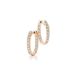 Harper Diamond Hoops