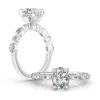 Head Oval Heels Engagement Ring