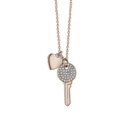 Heart and Key Necklace