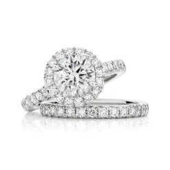 Imperial Halo Engagement Ring
