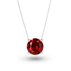 Infinite Round Gemstone Necklace