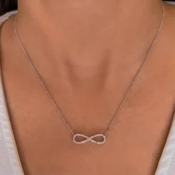 Infinity Diamond Necklace