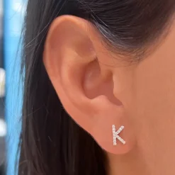 Initial Earrings