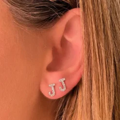 Initial Earrings