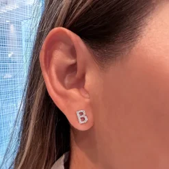 Initial Earrings