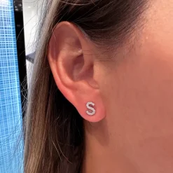 Initial Earrings