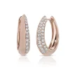 Josie Pavé Diamond Hoops
