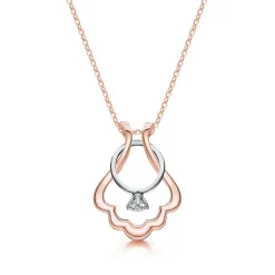 Keepsake Scallop Ring Holder Necklace