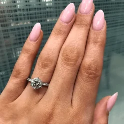 Kristalle Lab Grown Engagement Ring