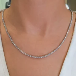 Lab Grown Diamond Tennis Necklace