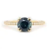 Lana Lab Grown Teal Sapphire Engagement Ring