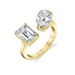 Leah Two Stone Engagement Ring