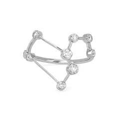 Leo Diamond Constellation Ring