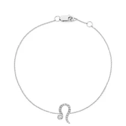Leo Diamond Zodiac Bracelet