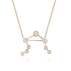Libra Diamond Constellation Necklace