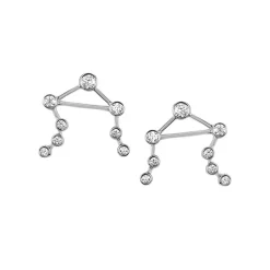Libra Diamond Constellation Studs