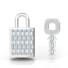 Lock and Key Diamond Studs