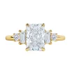 Malva Radiant Five Stone Engagement Ring