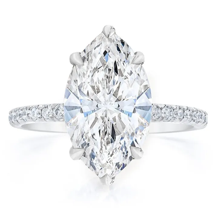 Marquise Allegra Lab Grown Engagement Ring