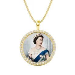 Memorial Diamond Photo Necklace