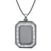 Men's Baguette Diamond Nameplate Necklace
