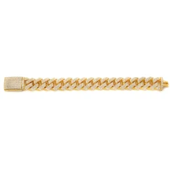 Men's Cuban Link Diamond Bracelet