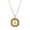 Men's Diamond Initial Nameplate Necklace