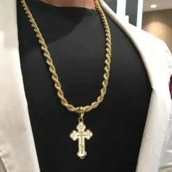 Men's Orthodox Cross Necklace
