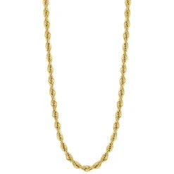 Men's Solid Gold Rope Chain