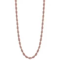 Men's Solid Gold Rope Chain