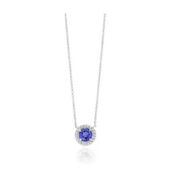 Midnight Blue Sapphire Pendant