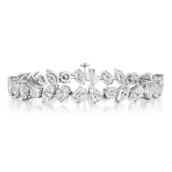 Mixed Diamond Tennis Bracelet