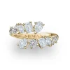 Mixed Diamond Wrap Ring