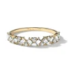 Mosaic Baguette and Round Diamond Band