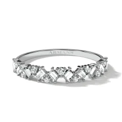 Mosaic Baguette and Round Diamond Band
