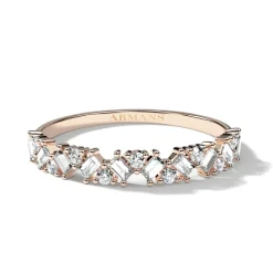 Mosaic Baguette and Round Diamond Band