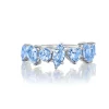 Multi-Shaped Blue Sapphire Ring