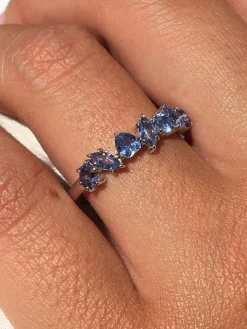 Multi-Shaped Blue Sapphire Ring