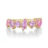 Multi-Shaped Pink Sapphire Ring