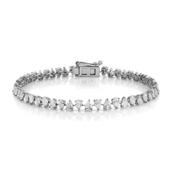 Multiway Pear Diamond Tennis Bracelet