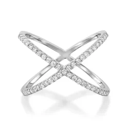 Orbit Double Diamond Ring