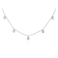 Orbit Drop Diamond Choker