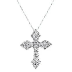 Orthodox Diamond Cross Necklace