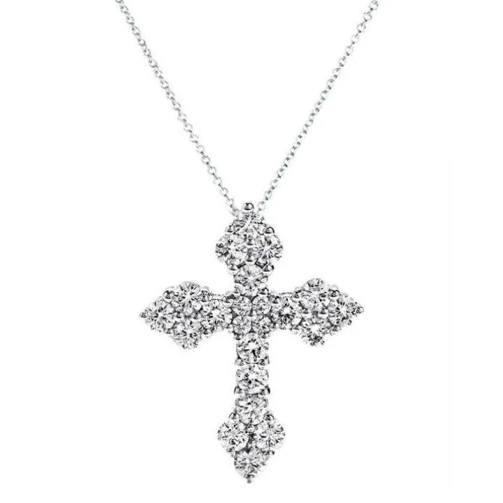 Orthodox Diamond Cross Necklace