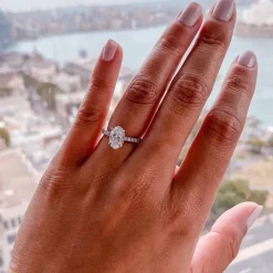 Oval Allegra Lab Grown Engagement Ring