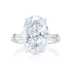 Oval Diamante Lab Grown Engagement Ring