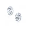 Oval Diamond Studs