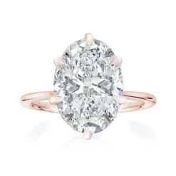Oval Madison 6 Claw Engagement Ring
