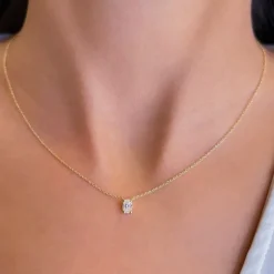 Oval Solitaire Lab Grown Diamond Pendant