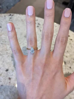 Pear Allure Engagement Ring